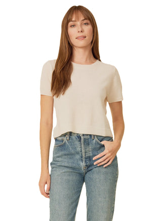 Kadri Cashmere Tee - Ivory