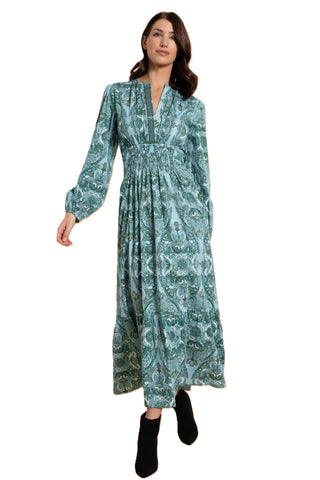 Eloise Dress Long Sleeve - Forest Lace