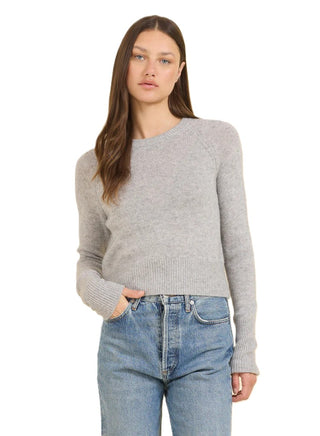 Blakely Cashmere Pullover - Heather Grey
