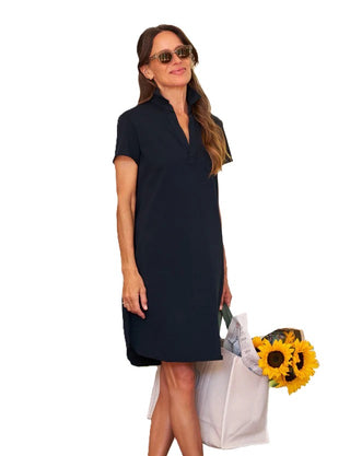 Polo Dress - Black