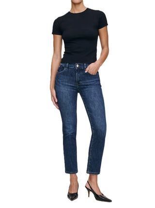 Mara Straight Mid-Rise Instasculpt Ankle - India Ink