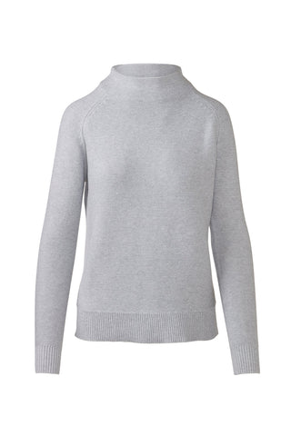 Kinross Garter Funnel Sweater - Fog