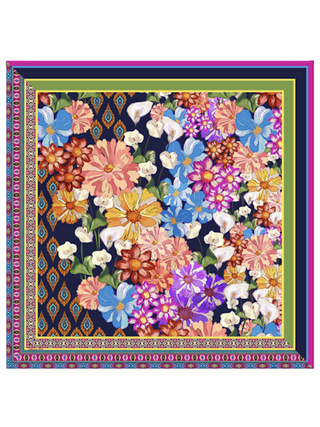 Silk Scarf - Gerbera