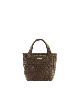 Mini Metro Tote Deluxe II - Pecan Brown Velvet
