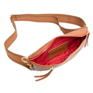 Charles Crossbody Med - Mahogany Pebble - BG