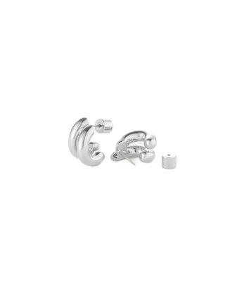 Mini Florence Earring -  High Polish Silver