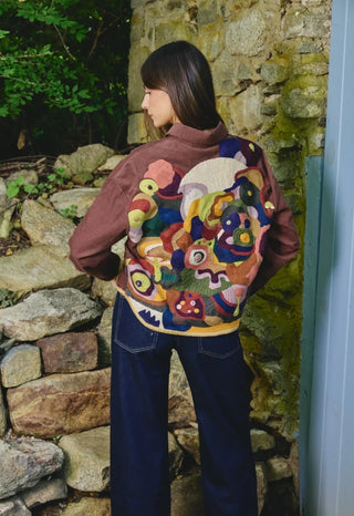 Love the Label Miracle Garden Top - Brunette Multi