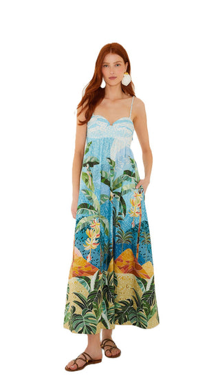 Farm Rio Rio Maxi Dress - Mosaic