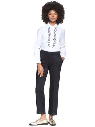 Straight Leg Trouser - Black
