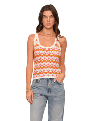 Allegra Tank - Coral