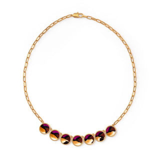 Multi Bezel Necklace - Ella