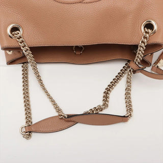 Gucci Tan Soho Chain Tote Medium