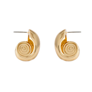 Pilar Hoops - Gold