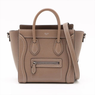 Celine Greige Nano Luggage Shopper