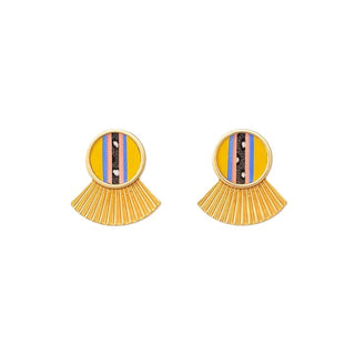 Large Fan Earring - Adelaide