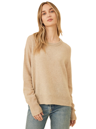 Sloane Cashmere Pullover - Oatmeal