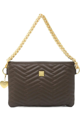 Think Royln Almost Famous - Moto Quilting/Espresso Leather