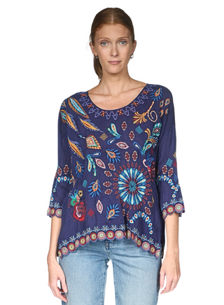 Elia Blouse - Blue Night