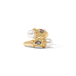 Baroque Demi Wrap Ring - Pearl