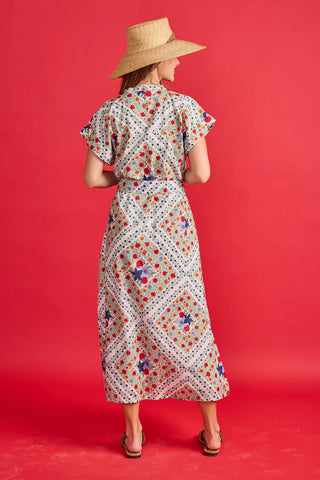 Double A Evelyn Dress - American Bouquet
