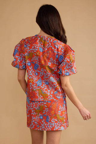 Double A Dylan Top - Leopard