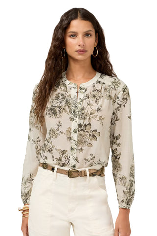 Johnny Was Petunia Blouse - Sunlight Garden