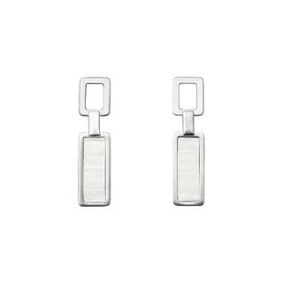 Brackish Drop Earrings - Silver Lightbourne Cay