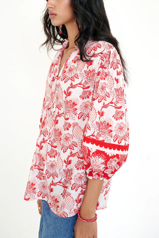 Banjanan Lorna Top - Poppy Scarlet