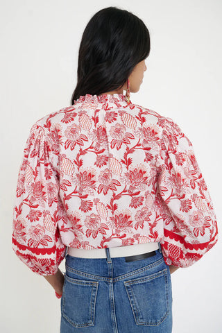 Banjanan Lorna Top - Poppy Scarlet