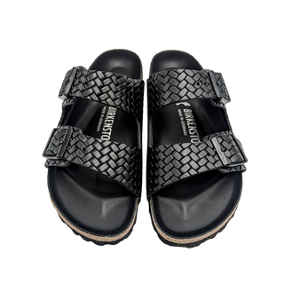 Arizona Woven Embossed Leather - Black&nbsp;