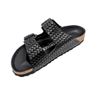 Arizona Woven Embossed Leather - Black&nbsp;