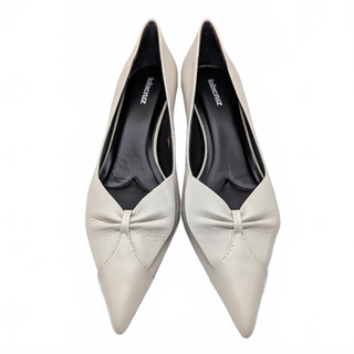 Lola Cruz Surtido Heel - Ecru
