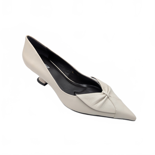 Lola Cruz Surtido Heel - Ecru