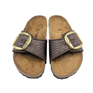 Birkenstock Madrid Big Buckle TEX - Raffia Caraf