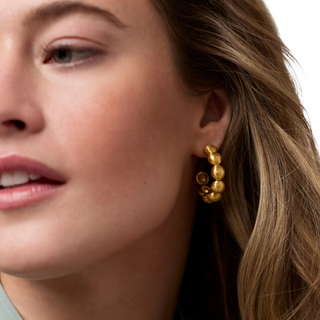 Julie Vos Solara Nova Hoop Medium - Gold