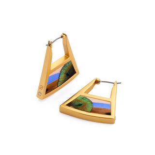 Brackish Double Triangle Hoop Earring - Rachel