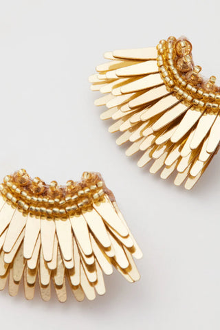 Micro Madeline Earrings - Gold