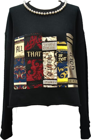 Randy Novelity Crew Sweatshirt - Black/ Multi