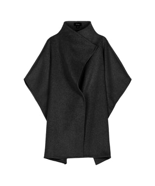Echo Collar Ruana - Black