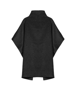 Echo Collar Ruana - Black