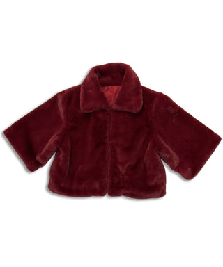 Echo Blair Sheared Minx Faux Fur Jacket - Winetasting