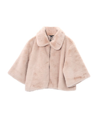 Echo Blair Sheared Mink Faux Fur Jacket - Taupe