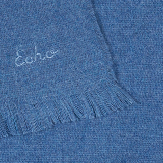 Essential Woven Travel Wrap - Denim Blue