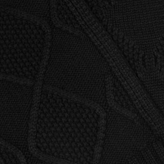 Modernist Block Scarf - Black