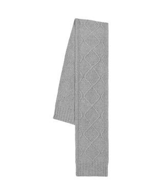 Modernist Block Scarf - Grey Heather