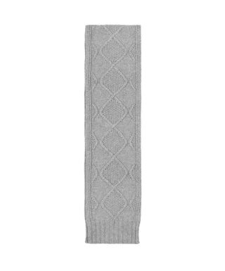 Modernist Block Scarf - Grey Heather