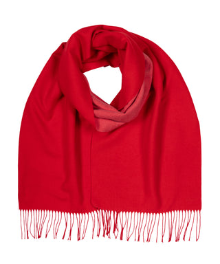 Double Face Scarf - Cherry