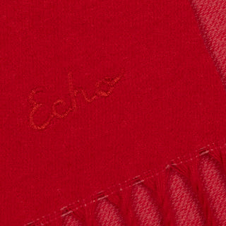 Double Face Scarf - Cherry