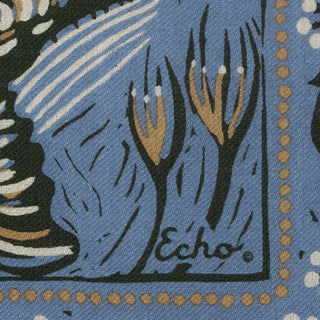 Echo Nature Walk Bandana - Denim Blue