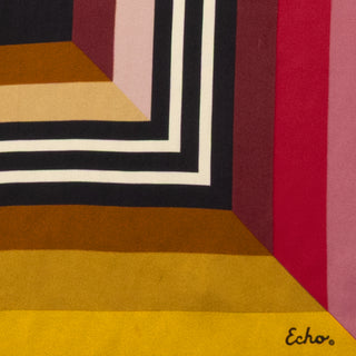 Echo Half and Half Oversized Silk Square - Multi